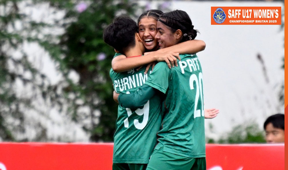 साफ यू–१७ महिला च्याम्पियन बनेको भारतलाई बंगलादेशले हरायो