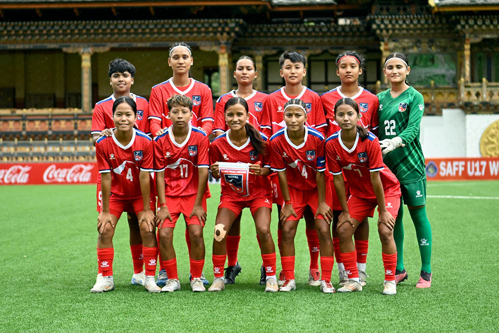 साफ यू–१७ महिला च्याम्पियनसिपमा नेपालले आज भारतसँग खेल्दै