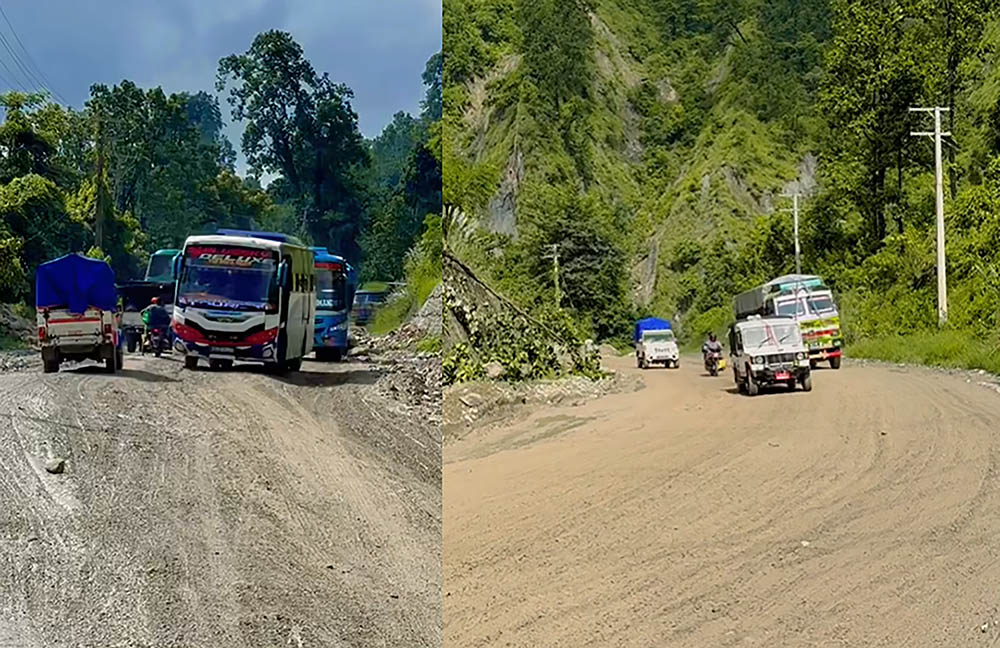 दाउन्ने सडक सुचारु