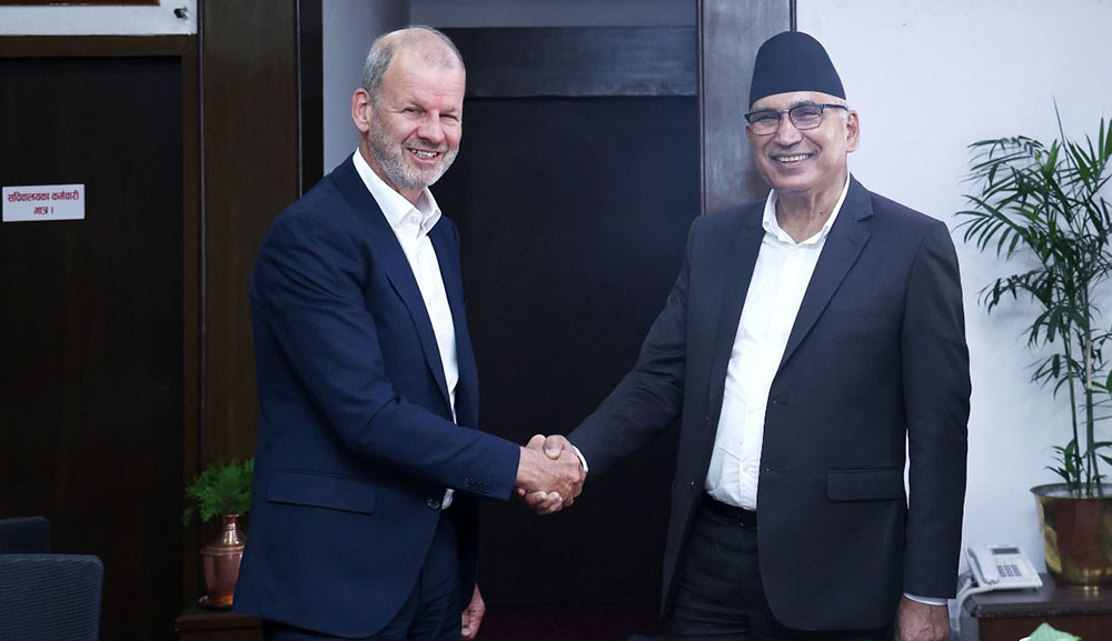 अर्थमन्त्री पौडेल र विश्‍व बैंकका उपाध्यक्ष जुटबीच भेटवार्ता