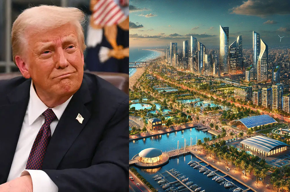 गाजालाई दुबई जस्तै बनाउने ट्रम्पको योजना बाहिरियो