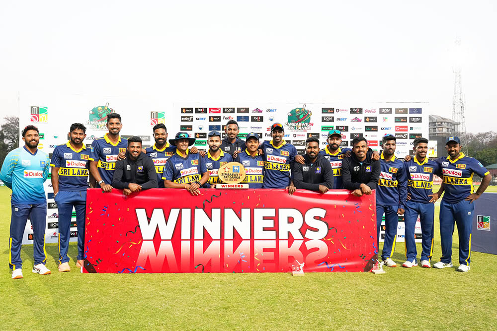 जिम्बाब्वेविरुद्ध श्रीलंकाको लगातार दोस्रो जित, सिरिज क्लीन स्वीप