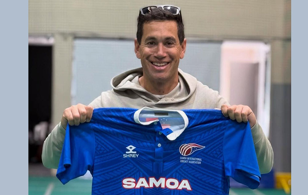 सन्यास तोडेर आमा जन्मिएको देश सामोआका लागि विश्वकप छनौट क्रिकेट खेल्दै टेलर