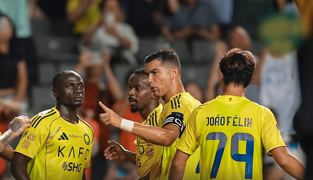 रोनाल्डोको दुई गोलमा अल नासरले जित हसिल गरेको छ