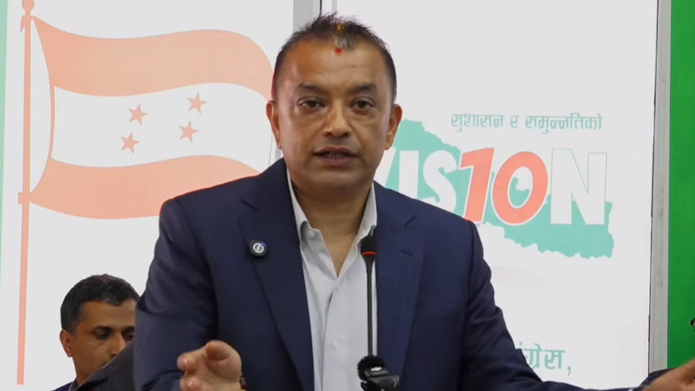 भदौमा काँग्रेसको नियमित महाधिवेशन गर्न गगन थापाको प्रस्ताव