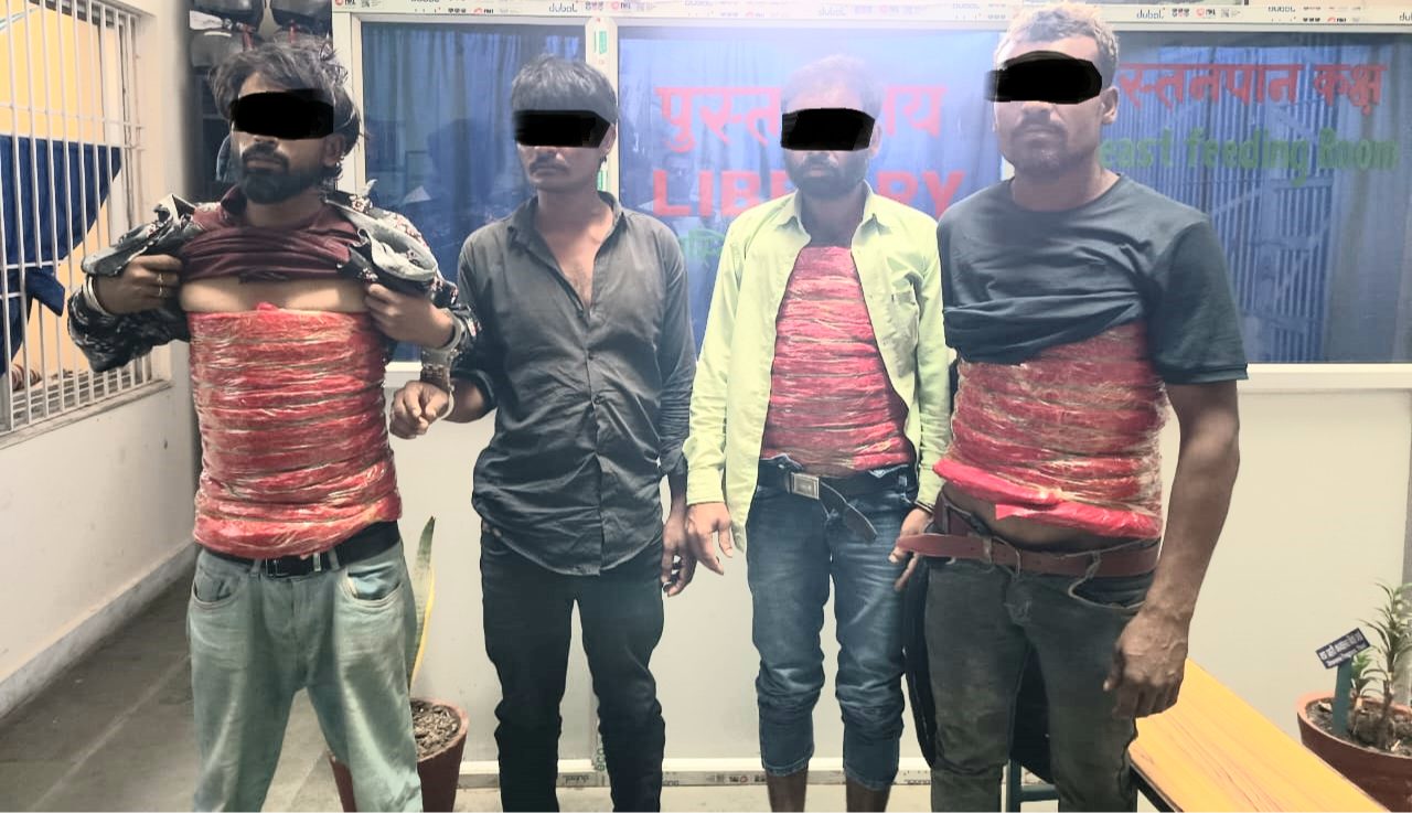 पर्सा मा गाँजा सहित ४ जना भारतीय पक्राउ-