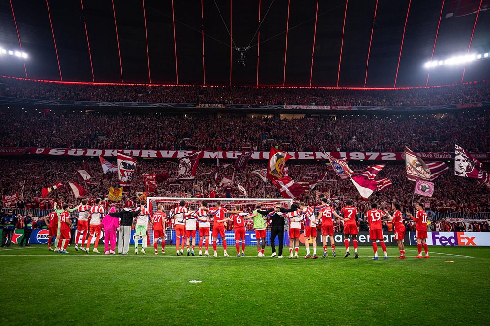 रियल म्याड्रिड च्याम्पियन्स लिगबाट बाहिरियो, बायर्न म्युनिख सेमिफाइनलमा