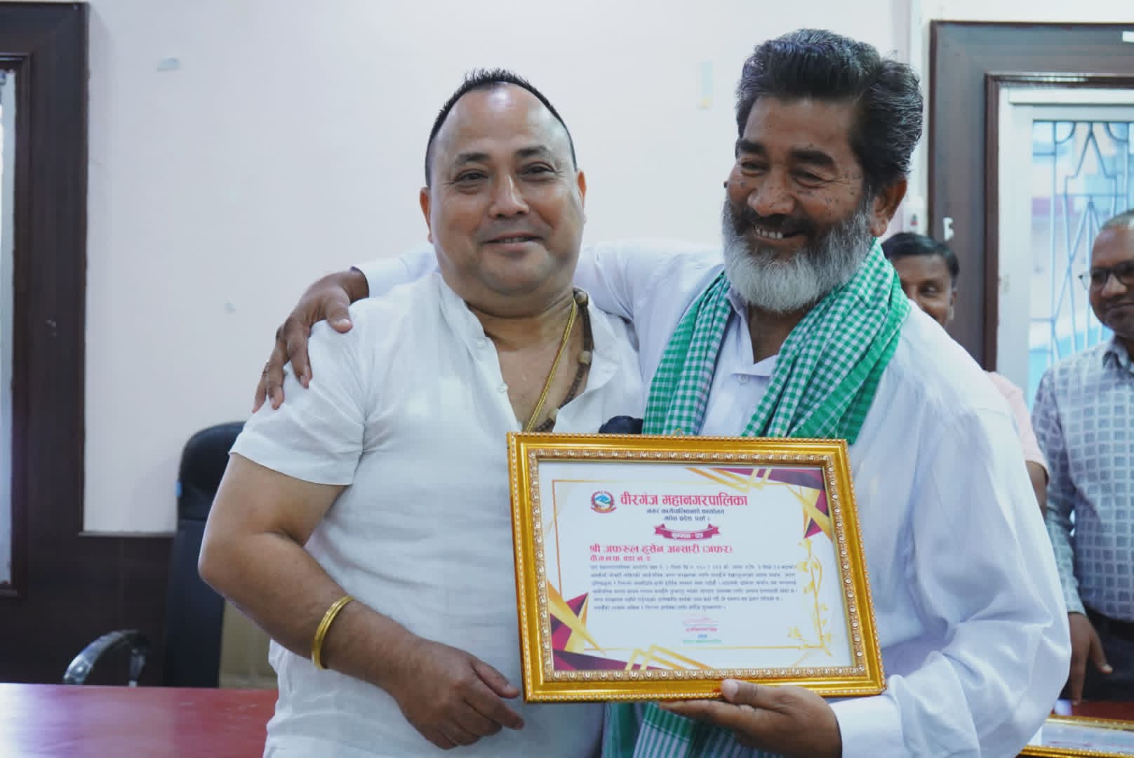 छपकैया पोखरी जोगाउने अभियन्ता जफर मियाँ सहित ४० जना सम्मानित-